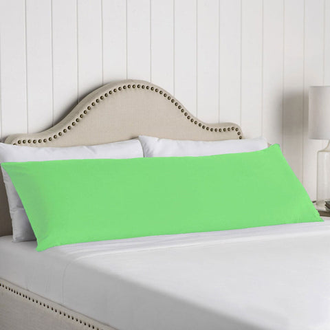 Darrahopens Home & Garden > Bedding Artex 100% Cotton Body Pillowcase Green