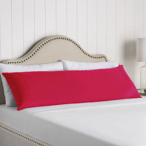 Darrahopens Home & Garden > Bedding Artex 100% Cotton Body Pillowcase Hot Pink