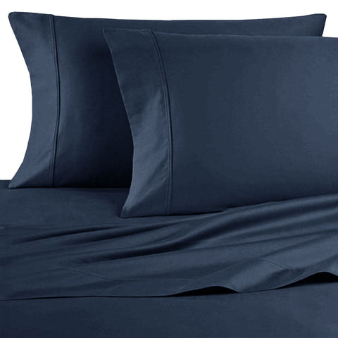Darrahopens Home & Garden > Bedding Artex 250TC 100% Cotton Sheet Set Queen Navy