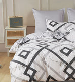 Darrahopens Home & Garden > Bedding Ashwin King Size Quilt Doona Duvet Cover Set