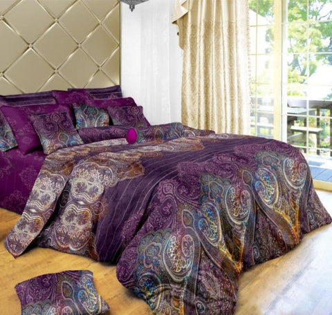 Darrahopens Home & Garden > Bedding Aster Queen Size Duvet Doona Quilt Cover Set