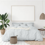 darrahopens Home & Garden > Bedding Balmain 1000 Thread Count Hotel Grade Bamboo Cotton Quilt Cover Pillowcases Set - King - Cool Grey