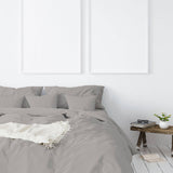 darrahopens Home & Garden > Bedding Balmain 1000 Thread Count Hotel Grade Bamboo Cotton Quilt Cover Pillowcases Set - King - Dove