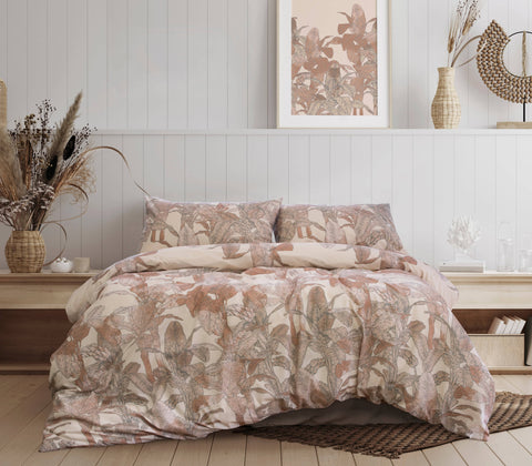 Darrahopens Home & Garden > Bedding Bayley PRINTED QUILT COVER SET - KING