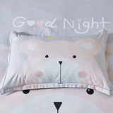 Darrahopens Home & Garden > Bedding Bear Kids Quilt Cover Set - Single Size