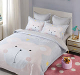Darrahopens Home & Garden > Bedding Bear Kids Quilt Cover Set - Single Size