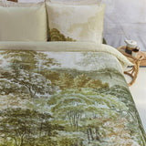 Darrahopens Home & Garden > Bedding Bedding House Arcadia Green Cotton Sateen Quilt Cover Set Queen