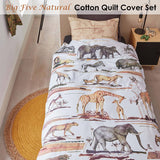 Darrahopens Home & Garden > Bedding Bedding House Big Five Natural Cotton Quilt Cover Set Single