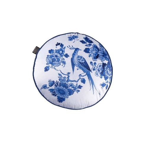 Darrahopens Home & Garden > Bedding Bedding House Blue Bird Round Filled Cushion 40cm Diameter