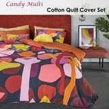 Darrahopens Home & Garden > Bedding Bedding House Candy Multi Cotton Sateen Quilt Cover Set Queen