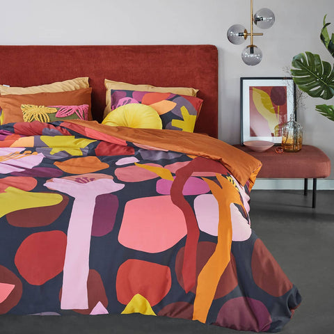 Darrahopens Home & Garden > Bedding Bedding House Candy Multi Cotton Sateen Quilt Cover Set Queen