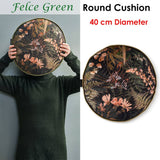 Darrahopens Home & Garden > Bedding Bedding House Felce Green Filled Round Cushion