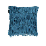 Darrahopens Home & Garden > Bedding Bedding House Flapper Applique Filled Square Cushion - Blue