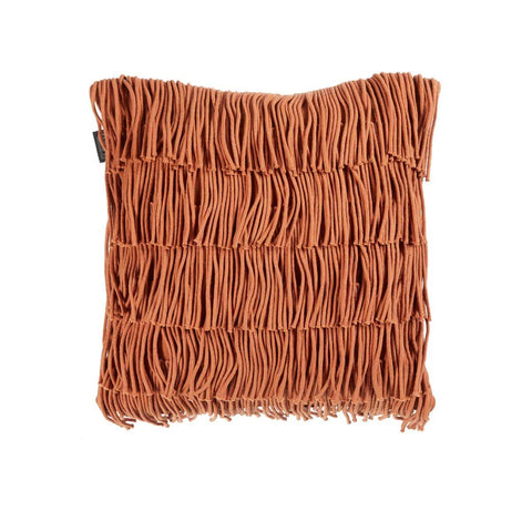 Darrahopens Home & Garden > Bedding Bedding House Flapper Applique Filled Square Cushion - Terra