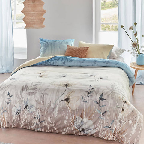 Darrahopens Home & Garden > Bedding Bedding House Isabelle Light Blue Cotton Sateen Quilt Cover Set King