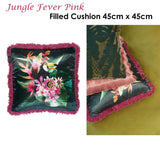 Darrahopens Home & Garden > Bedding Bedding House Jungle Fever Pink Filled Cushion