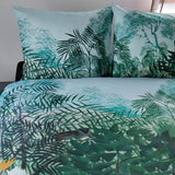 Darrahopens Home & Garden > Bedding Bedding House Madagascar Green Cotton Quilt Cover Set King