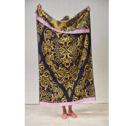 Darrahopens Home & Garden > Bedding Bedding House Mahana Multi Cotton Velour Beach Towel