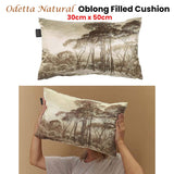 Darrahopens Home & Garden > Bedding Bedding House Odetta Natural Oblong Filled Cushion 30cm x 50cm