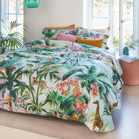 Darrahopens Home & Garden > Bedding Bedding House Paradise Lost Multi Cotton Quilt Cover Set Queen