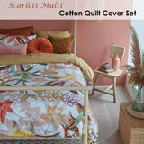Darrahopens Home & Garden > Bedding Bedding House Scarlett Multi Cotton Quilt Cover Set King