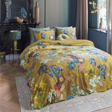 Darrahopens Home & Garden > Bedding Bedding House Van Gogh Partout des Fleurs Gold Cotton Sateen Quilt Cover Set Queen