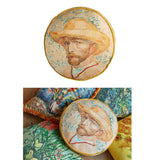Darrahopens Home & Garden > Bedding Bedding House Van Gogh Self Portrait Round Cushion