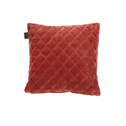 Darrahopens Home & Garden > Bedding Bedding House Vercors Luxury Cotton Velvet Filled Square Cushion - Dark Red