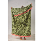 Darrahopens Home & Garden > Bedding Bedding House Wildcat Green Cotton Velour Beach Towel