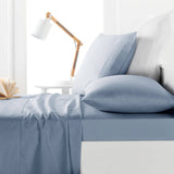 Darrahopens Home & Garden > Bedding Belmondo 225TC Sheet Set French Blue - Queen