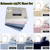 Darrahopens Home & Garden > Bedding Belmondo 225TC Sheet Set Navy - Double