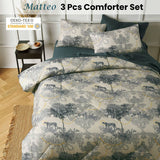 Darrahopens Home & Garden > Bedding Big Sleep 3 Piece Matteo Comforter Set King