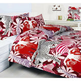 Darrahopens Home & Garden > Bedding Bright Young Things Jungle Red Quilt Cover Set Single