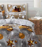 Darrahopens Home & Garden > Bedding Christmas Gift Super King Size Quilt/Doona/Duvet Cover Set