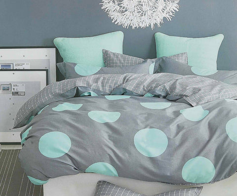 Darrahopens Home & Garden > Bedding Circles Queen Size Duvet Doona Quilt Doona Duvet Cover Set