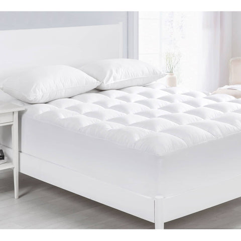 Darrahopens Home & Garden > Bedding Cloudland 1000GSM Memory Resistant Microball Fill Mattress Topper Single