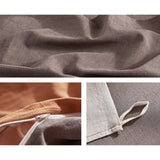 darrahopens Home & Garden > Bedding Cosy Club Quilt Cover Set Cotton Duvet Double Orange Brown