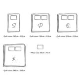 darrahopens Home & Garden > Bedding Cosy Club Quilt Cover Set Cotton Duvet King Green Beige