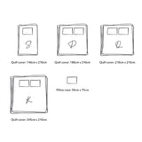 darrahopens Home & Garden > Bedding Cosy Club Quilt Cover Set Cotton Duvet King Red Beige