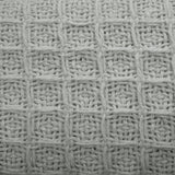 Darrahopens Home & Garden > Bedding Cotton Waffle Blanket Silver King