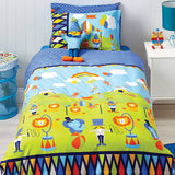 Darrahopens Home & Garden > Bedding Cubby House Reversible Circus Fun Quilt Cover Set Double