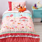 Darrahopens Home & Garden > Bedding Cubby House Reversible Storybook Quilt Cover Set Double