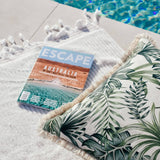 darrahopens Home & Garden > Bedding Cushion Cover-Coastal Fringe-Boracay-45cm x 45cm