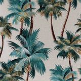 darrahopens Home & Garden > Bedding Cushion Cover-Coastal Fringe Natural-Palm Trees Natural-45cm x 45cm
