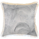 darrahopens Home & Garden > Bedding Cushion Cover-Coastal Fringe Natural-Seminyak Smoke-60cm x 60cm