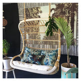 darrahopens Home & Garden > Bedding Cushion Cover-With Piping-Palm Trees Lagoon-60cm x 60cm