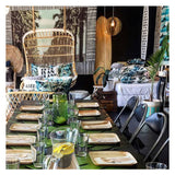 darrahopens Home & Garden > Bedding Cushion Cover-With Piping-Palm Trees Lagoon-60cm x 60cm