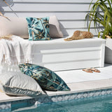 darrahopens Home & Garden > Bedding Cushion Cover-With Piping-Palm Trees Lagoon-60cm x 60cm