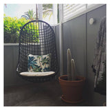 darrahopens Home & Garden > Bedding Cushion Cover-With Piping-Palm Trees Natural-45cm x 45cm