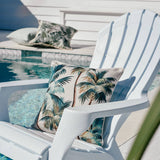 darrahopens Home & Garden > Bedding Cushion Cover-With Piping-Palm Trees Natural-45cm x 45cm